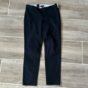 T. Babaton Black Elliot Pants Skinny Stretch Ankle Pants Women's Size 0